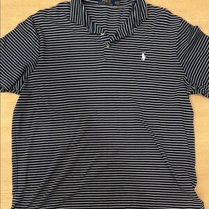 Polo by Ralph Lauren Men's Black Striped Shirt